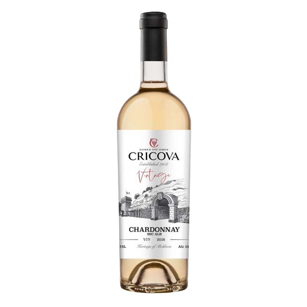 Vintage Chardonnay - Weißwein von Cricova